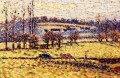 pradera en bazincourt Camille Pissarro